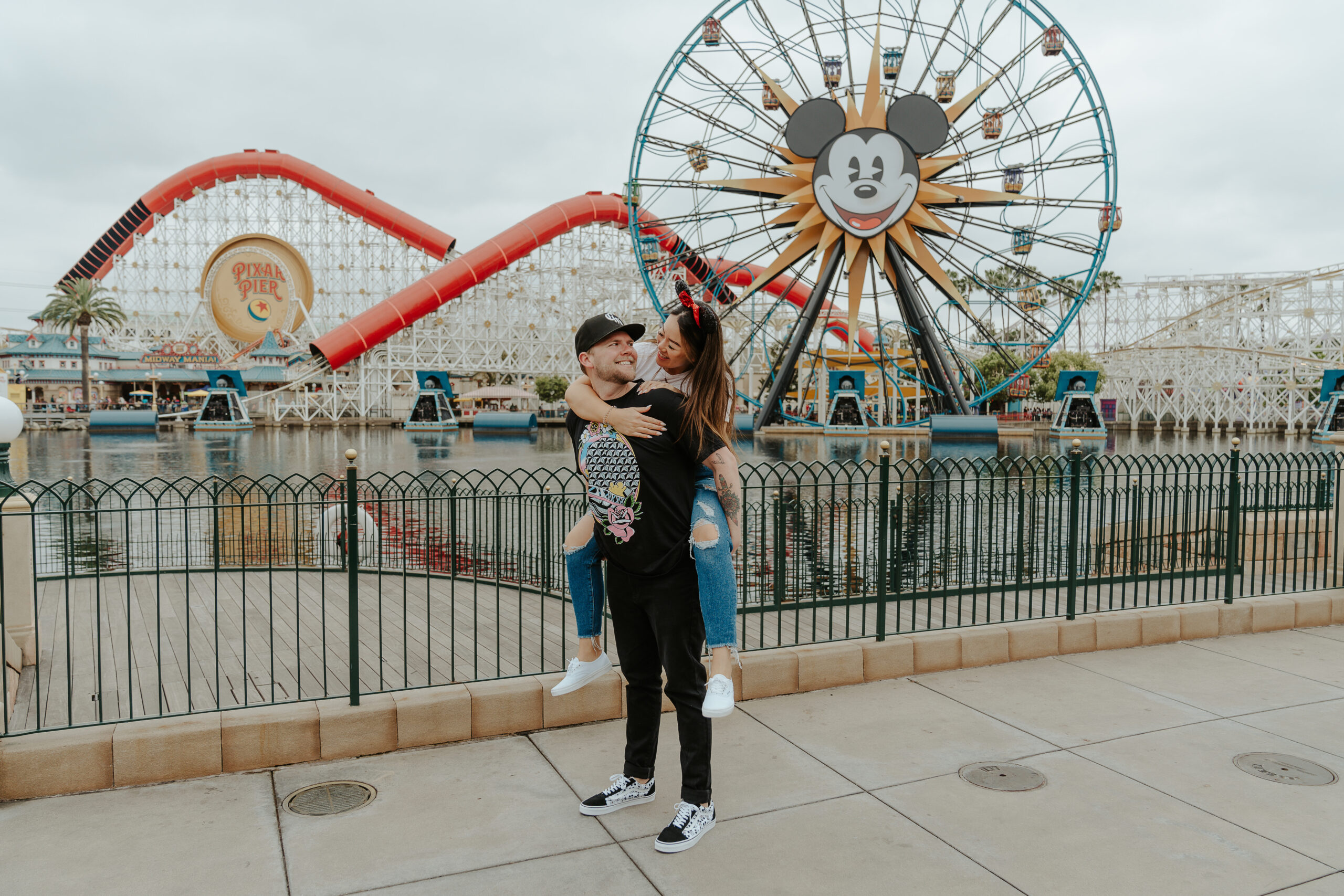 Disneyland engagement photos